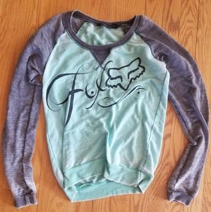 Fox racing crew neck small